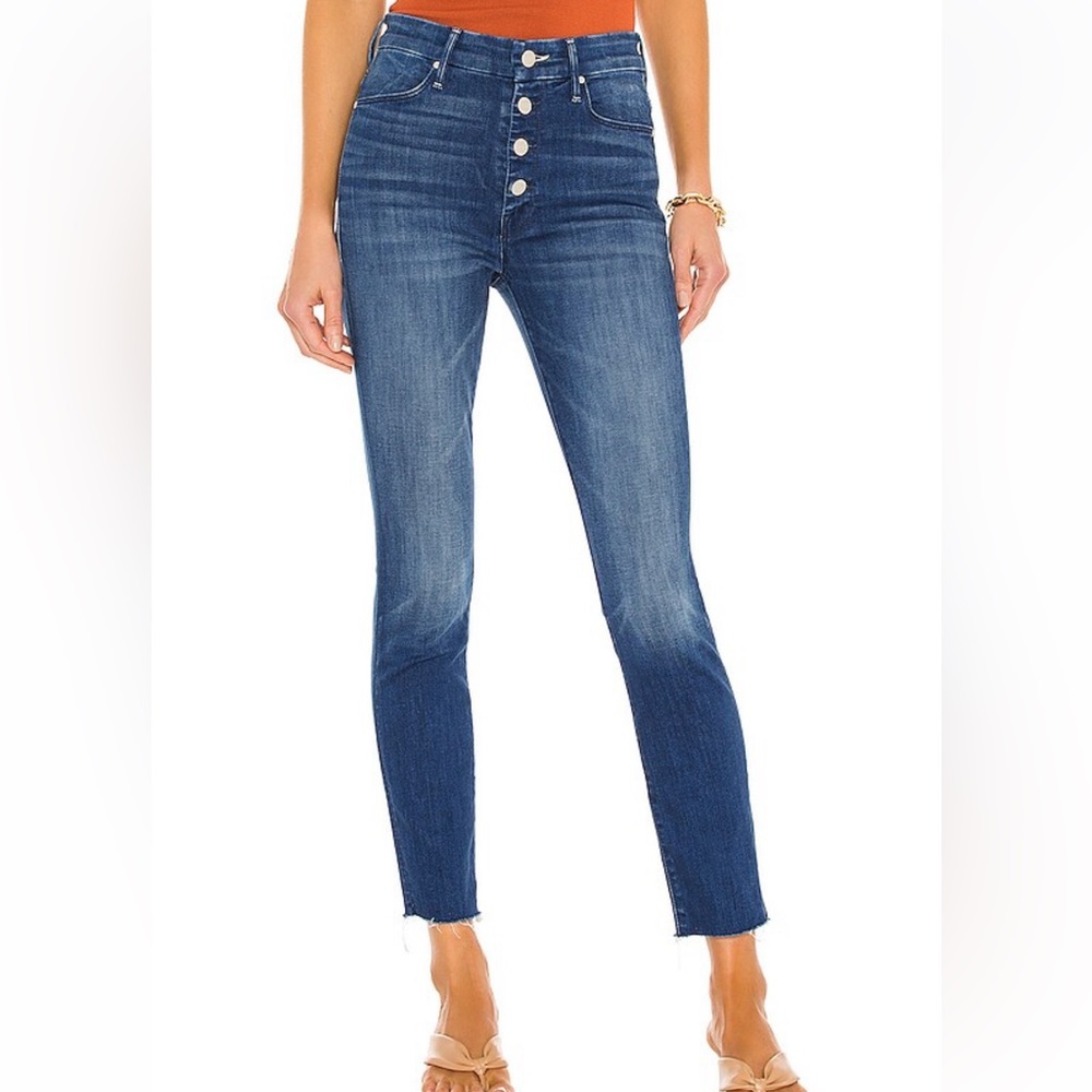 Mother Jeans Pixie Ankle Fray Second Thyme Around Size 27